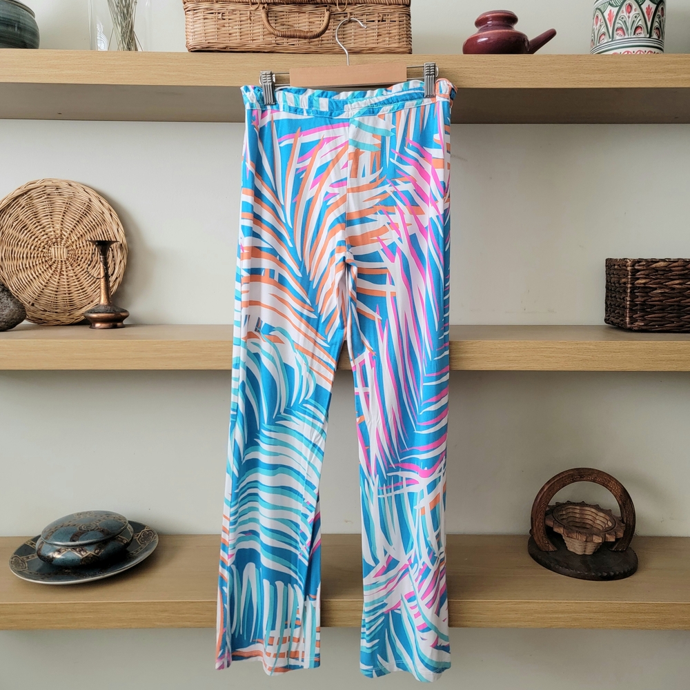 Tori Richard Honolulu Palms Print Pants - Picture 3 of 6